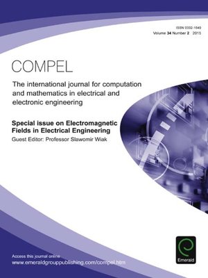 cover image of COMPEL: The International Journal for Computation and Mathematics in Electrical and Electronic Engineering, Volume 34, Issue 2